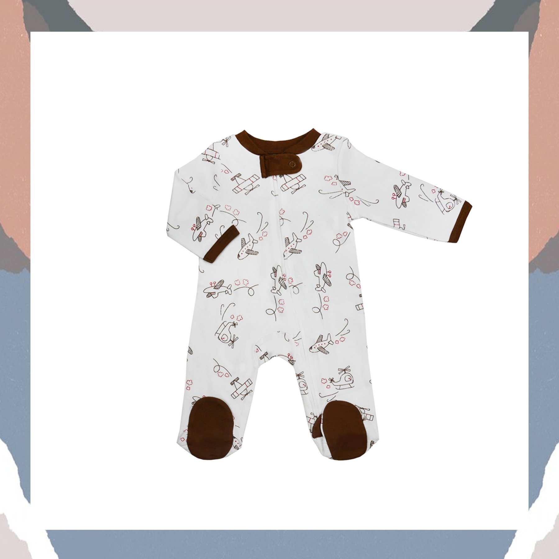 baby-fair LittleBBLove Sleep and Play Suit (Baby Pilot Flying a Jet)